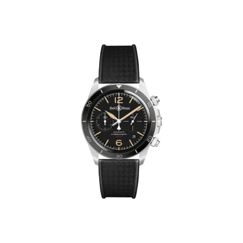 BELL & ROSS Автоматический Механический Часы Мужские Movement 41 мм Черные
