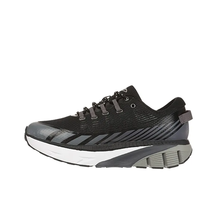 MBT Curved Sole Platform MTR 1500 TRAINER Low Top Running Shoes Men's Black