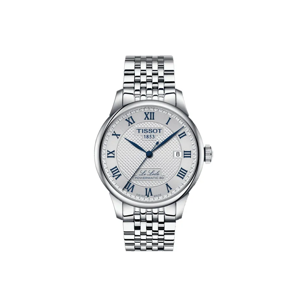 TISSOT Le Locle Collection Automatic Mechanical Movement Men's Watches Watch 39.3mm Silver Dial