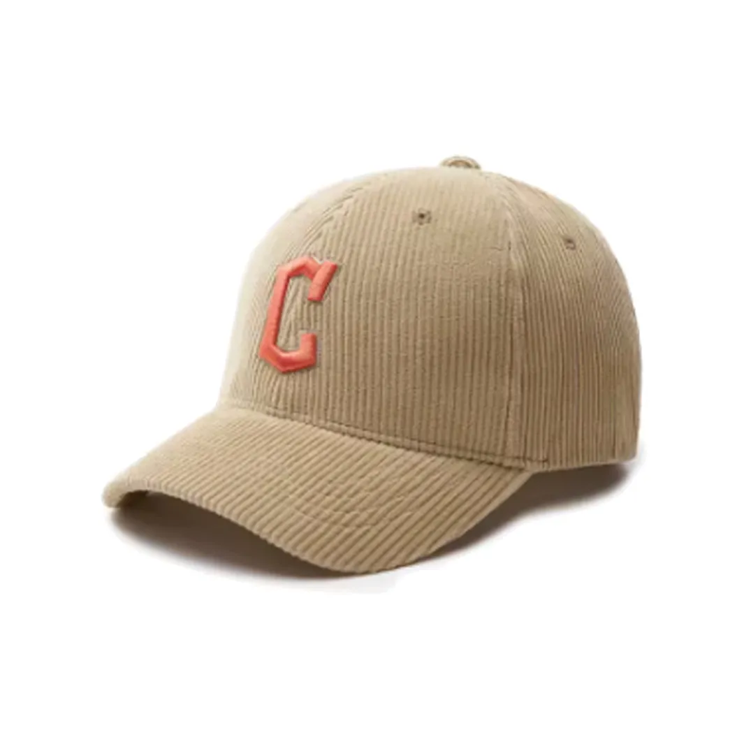 Бейсбольные кепки с логотипом MLB вельвет детский коричневый