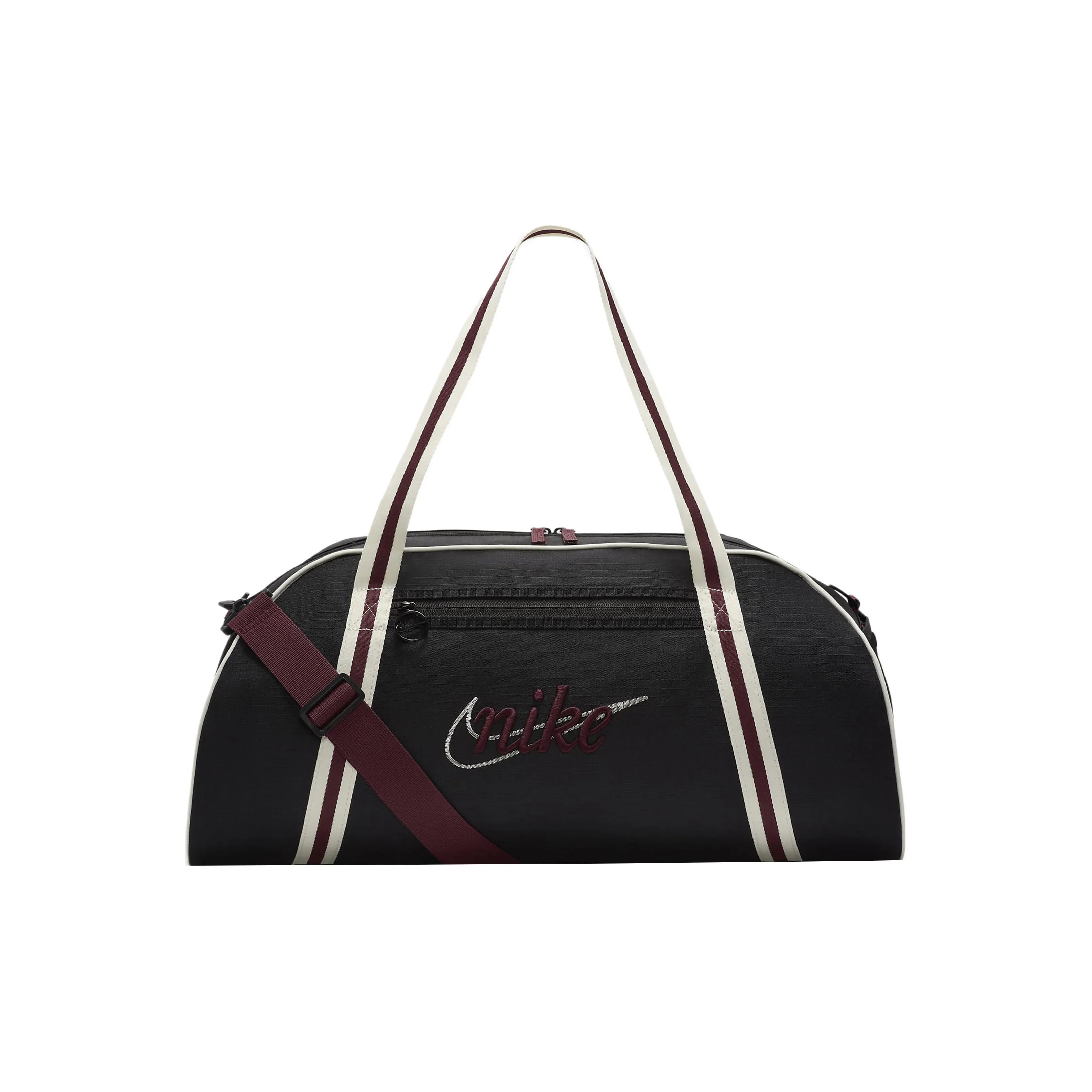 Nike Polyester Training Bag, Shoulder Bag, Crossbody Bag, Handbag, Gym Bag Medium Size plain Black