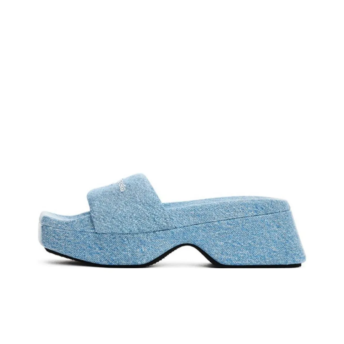 Alexander Wang Logo Embossed Platform Sandals Women's