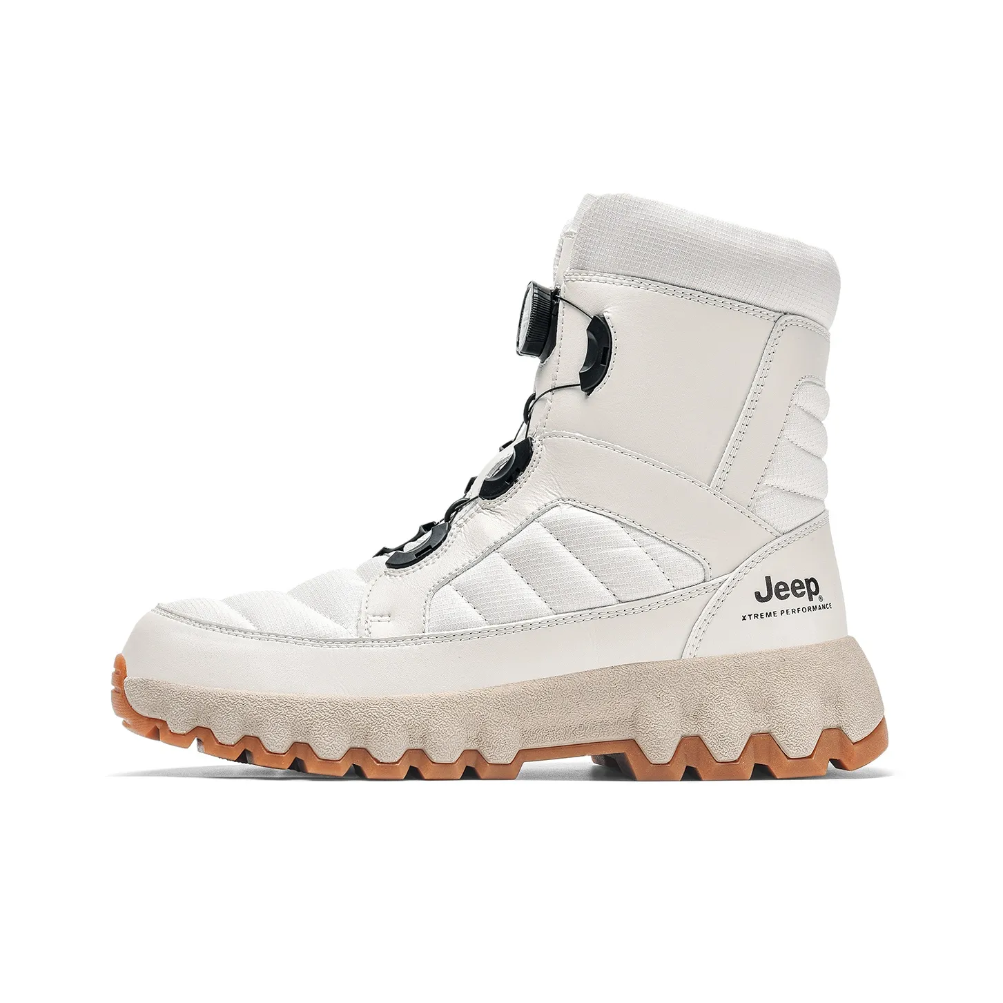 Jeep Knee High Snow Boots Unisex White