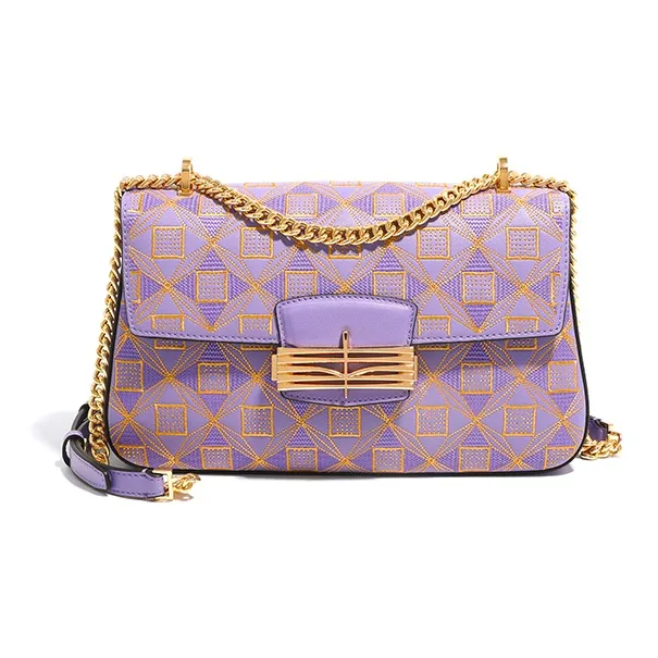 Forever Lucky Коровья кожа Сумка через плечо Маленькая Женская Барвинок Basket Элегантный черный Лунно-белый