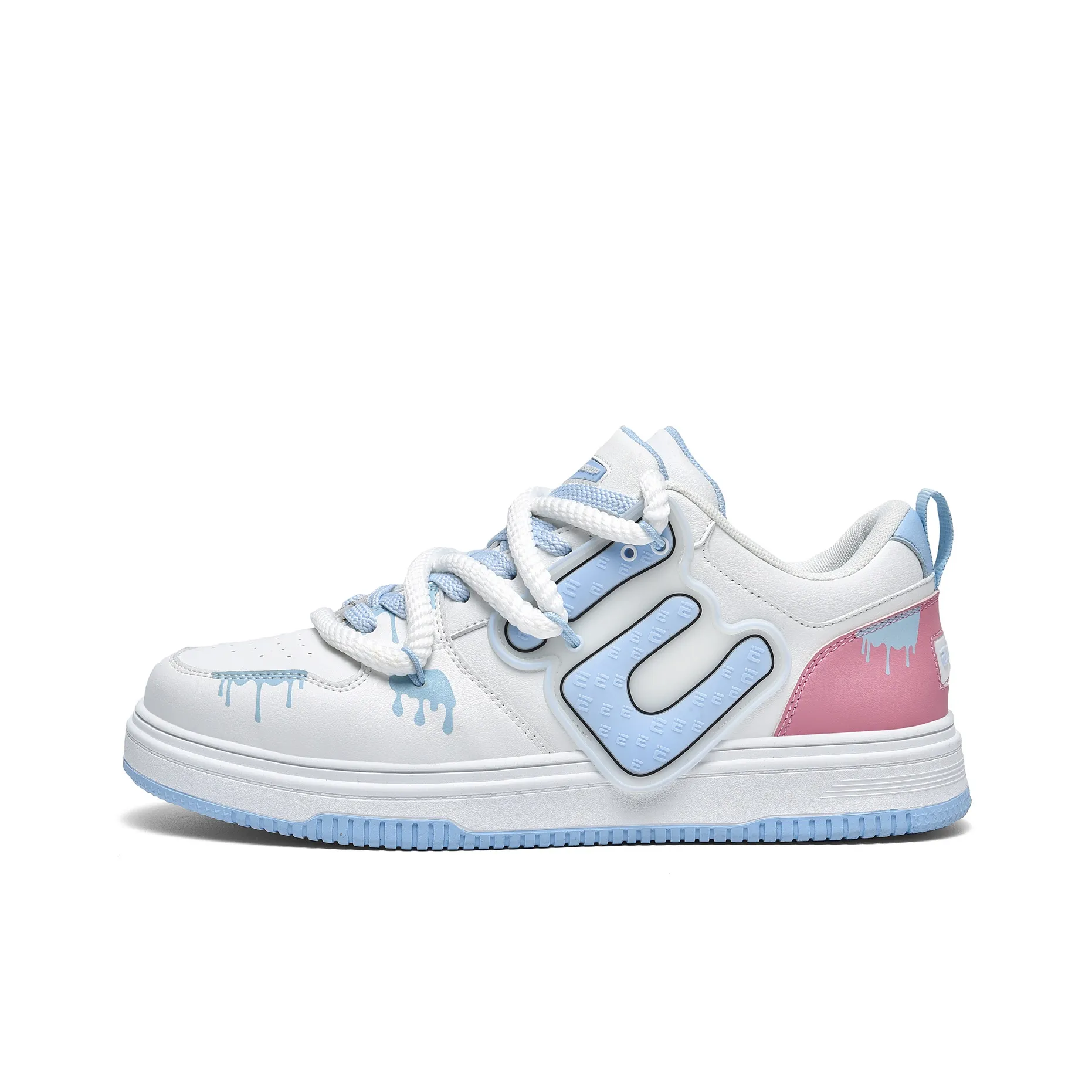 EstherShop Wear-Resistant Slip-Resistant Low-Top Skateboard Shoes Unisex