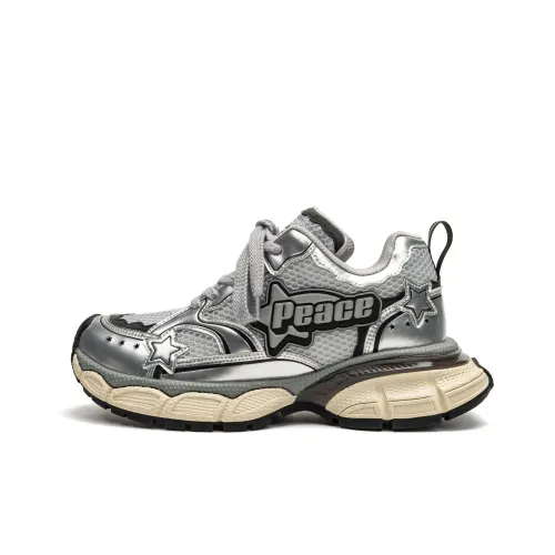 Youthloser Толстоподошвенные кроссовки Low Top Серебристые Унисекс