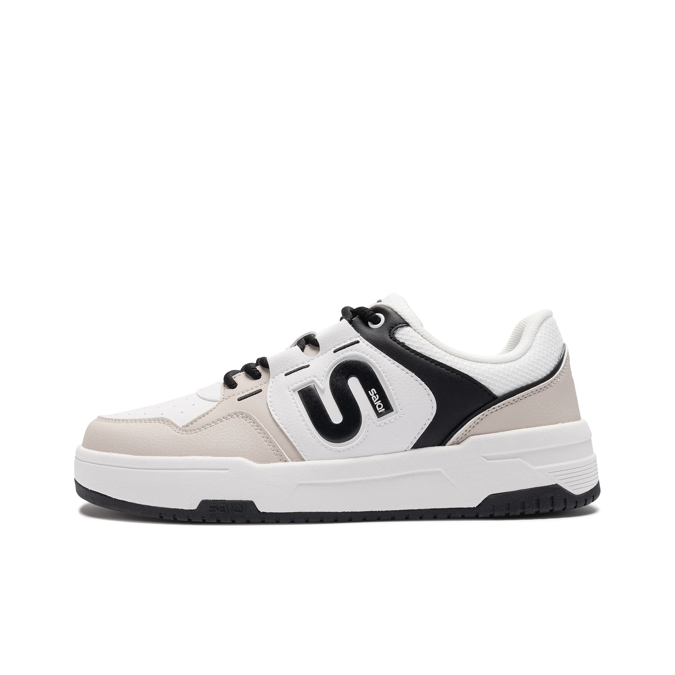 SAIQI Puffy Shoes Low Top Skateboard Shoes Men's Mist City Hemp