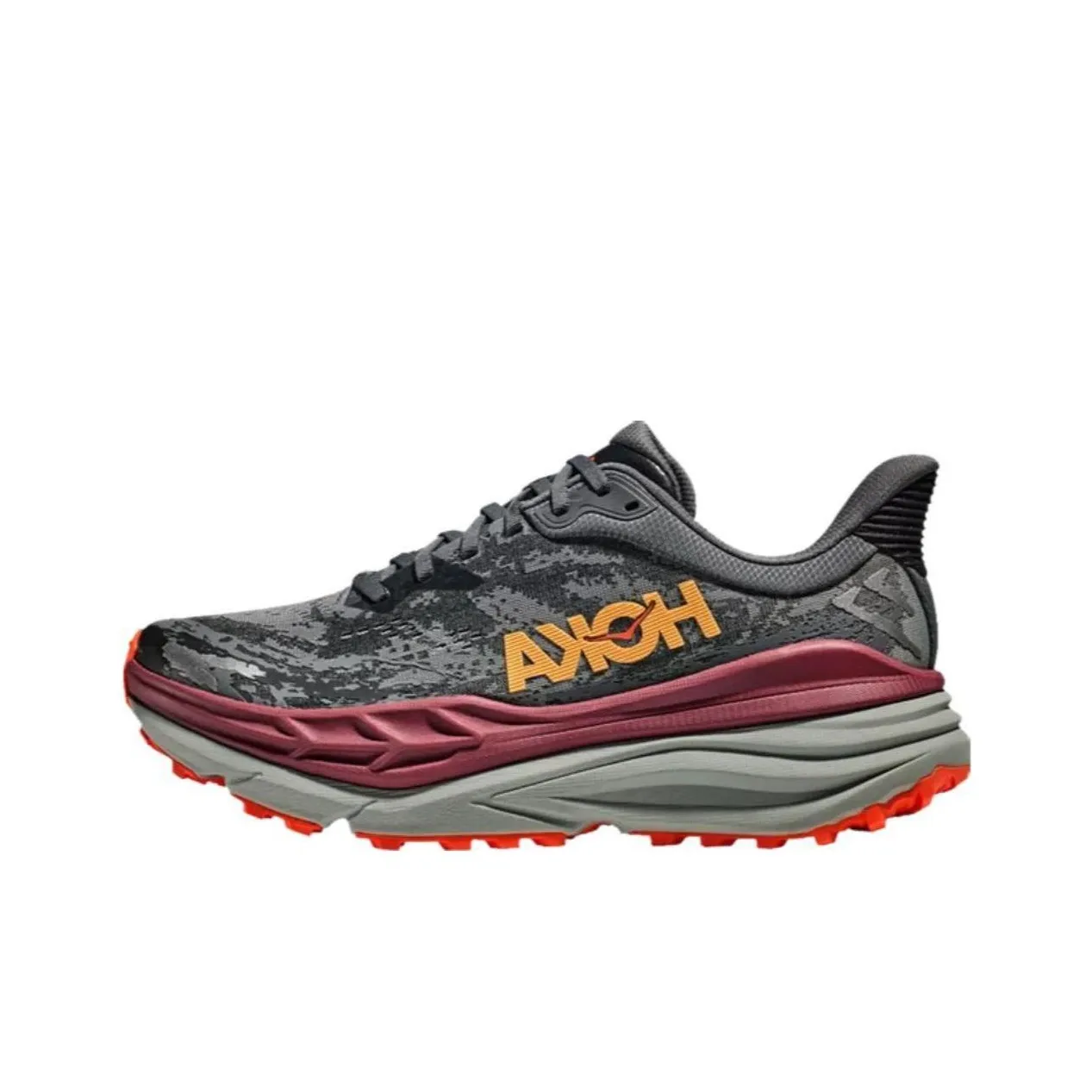 HOKA ONE ONE Stinson 7 Shock Absorbers With Slip Resistant Features Low Top Running Shoes Men's Black