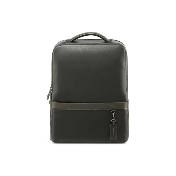 SAMSONITE Ткань Коровья кожа и микрофибра Рюкзак Мужской Черный