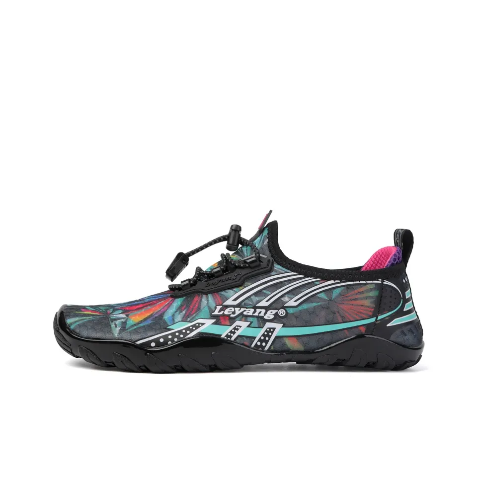 Leyang Low Top Training Shoes Women's Colored Rhinestone Flower