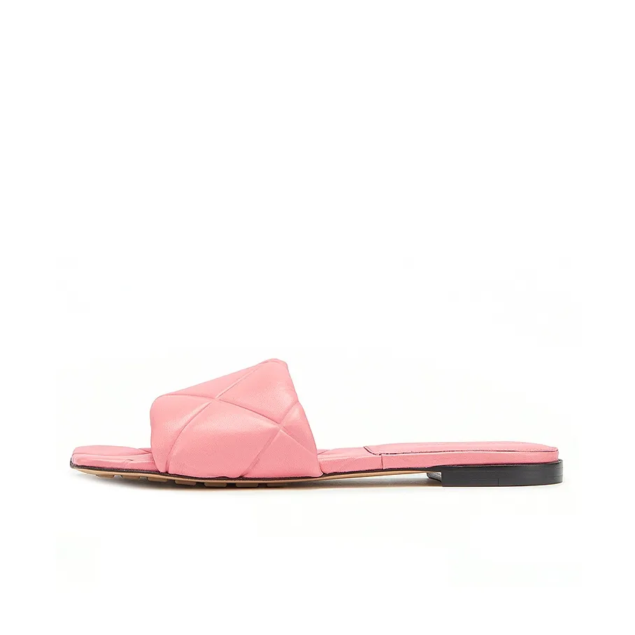 Bottega Veneta Lido Flat Sandal Pink Women's