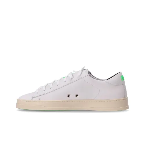 P448 Кроссовки для скейтбординга Low Top Бело-зеленые Мужские