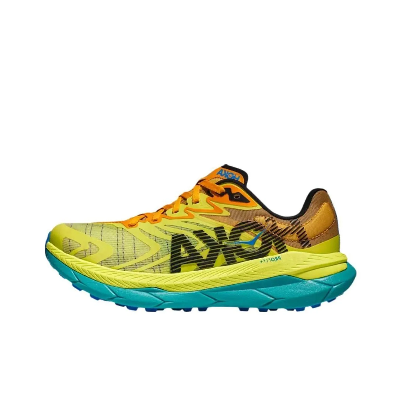 HOKA ONE ONE Tecton X Амортизаторы Slip-resistant Низкий топ Беговые кроссовки Мужской Желтый