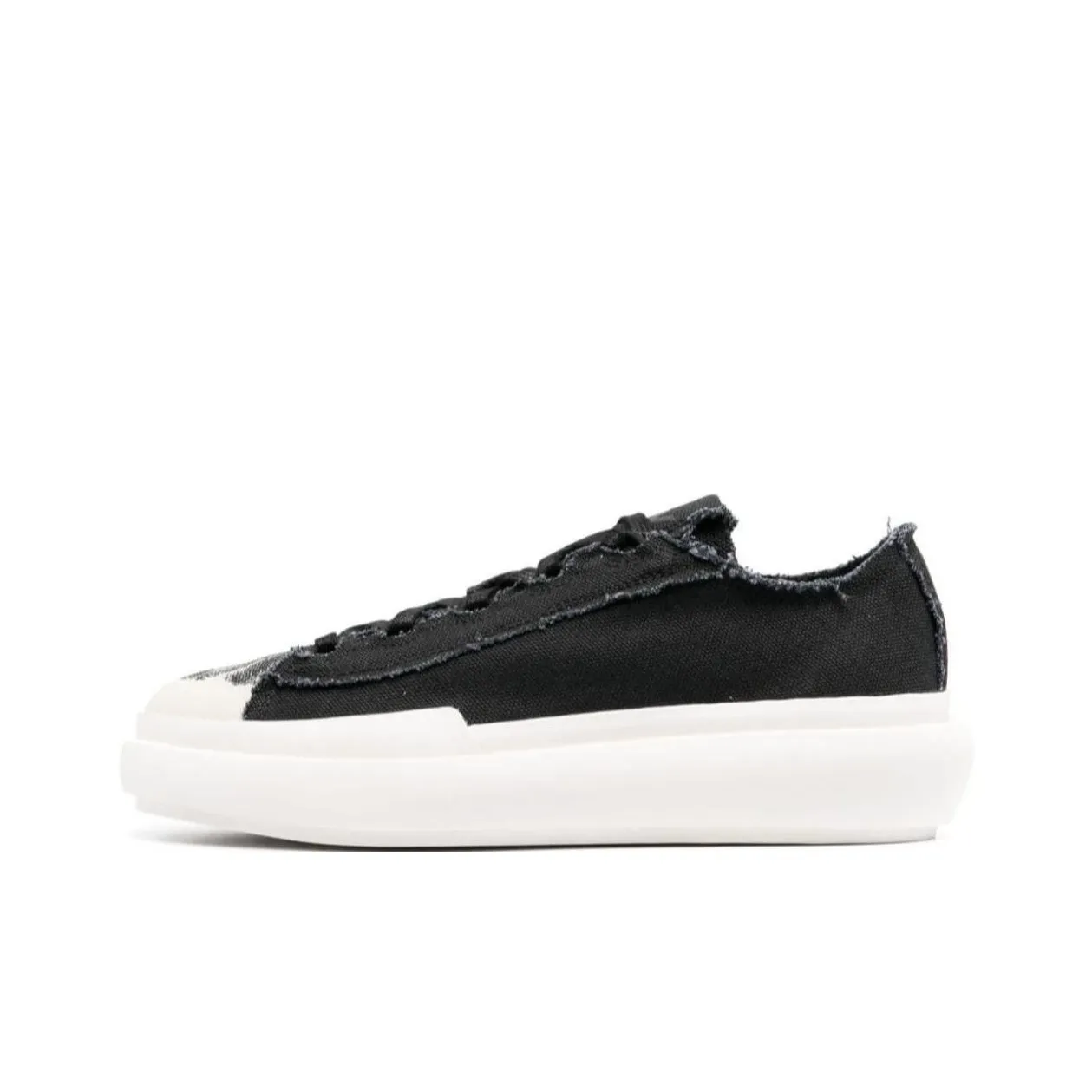 Y-3 Nizza Low "Worn-In" Black Off White