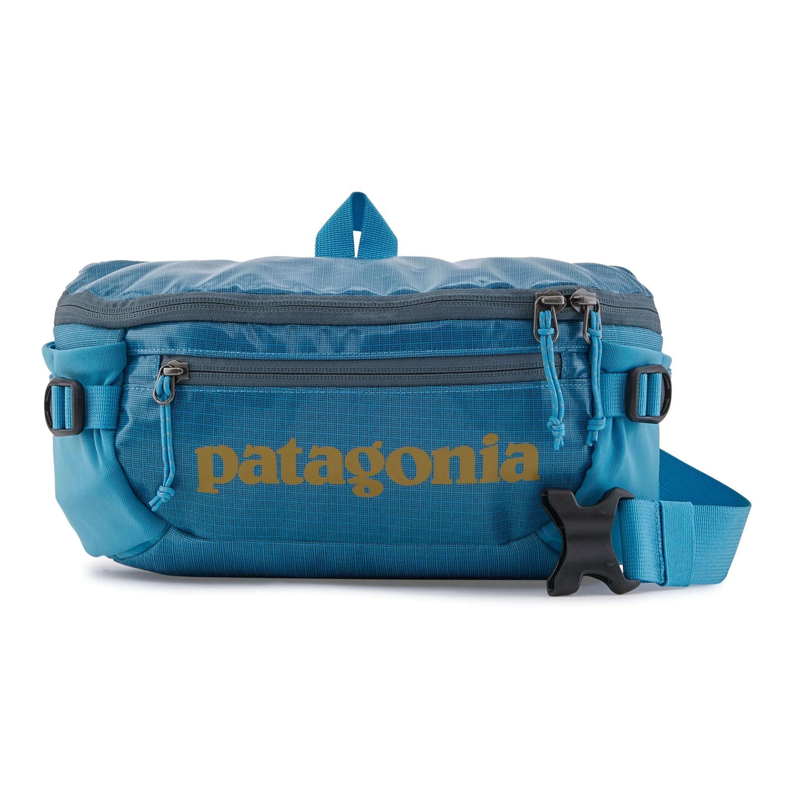 Patagonia Polyester Crossbody Bag, Fanny Pack Regular Unisex Python Blue