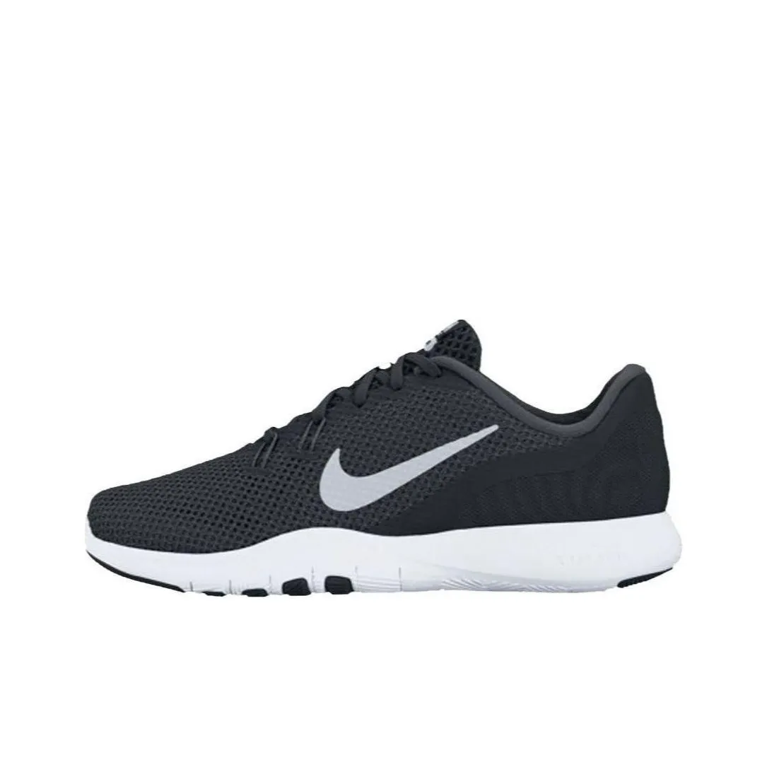 Nike Flex Trainer 7 Амортизация Дышащий Легкий Низкий Топ Беговые кроссовки Женские Черный