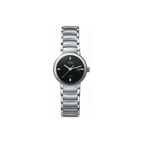 RADO Автоматический Механический Movement Женские Crystal Collection Часы 28mm*9mm Черные