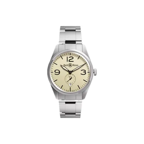 BELL & ROSS Автоматический Механический Часы Мужские Movement 41 мм Желтые