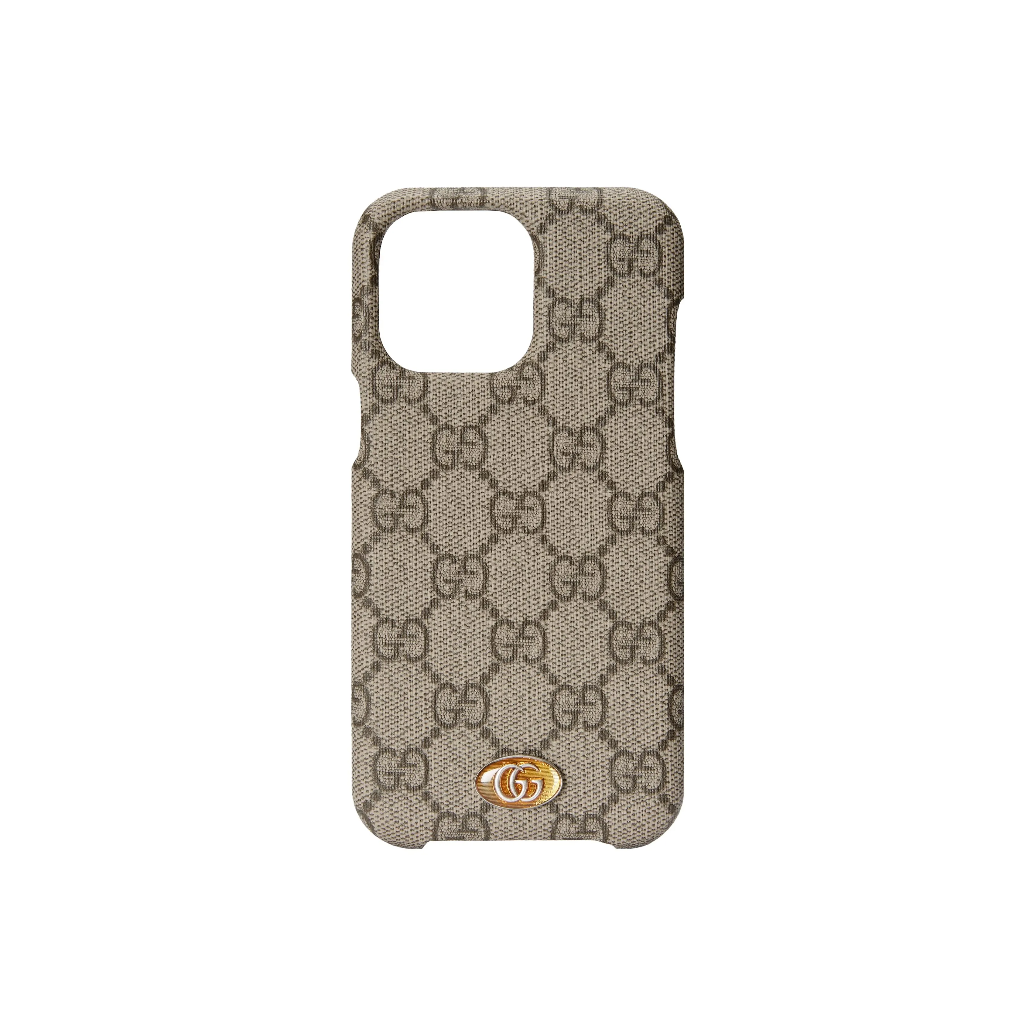 GUCCI Ophidia Canvas IPhone 14 Pro Max Protective Case And Bag Merchandise Men's Beige & Ebony