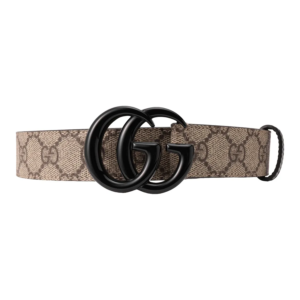 GUCCI Gg Marmont Thin Belt Gg Supreme