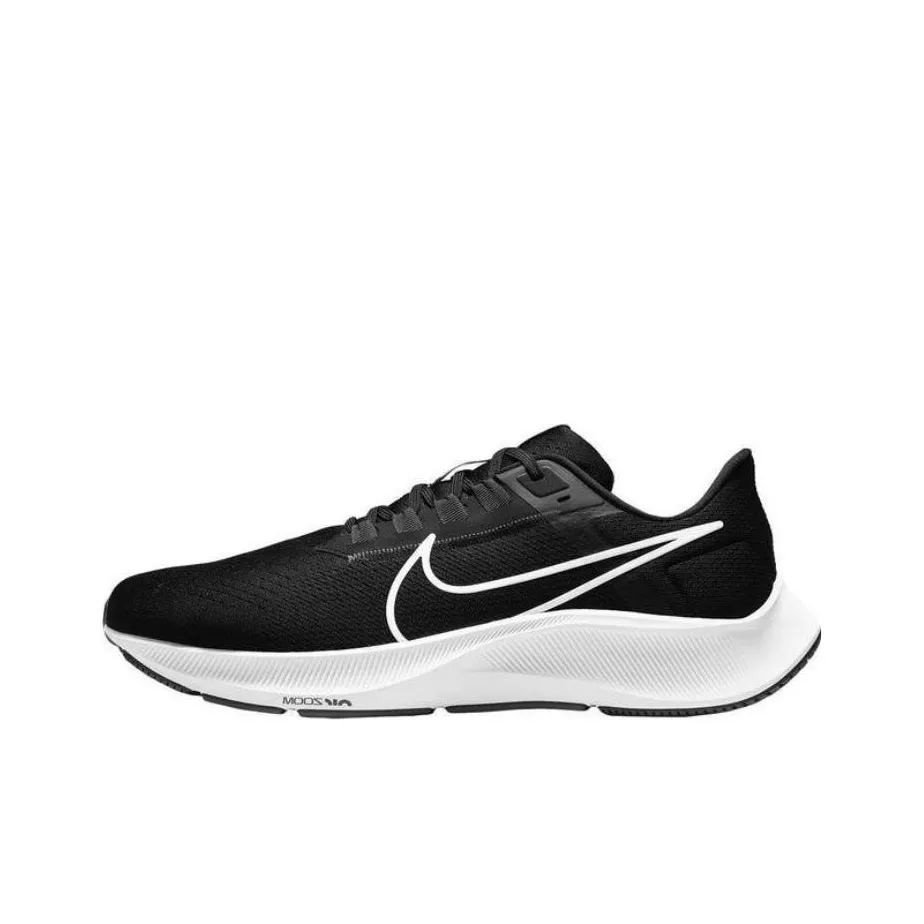 Nike Air Zoom Pegasus 38 Black White Extra Wide