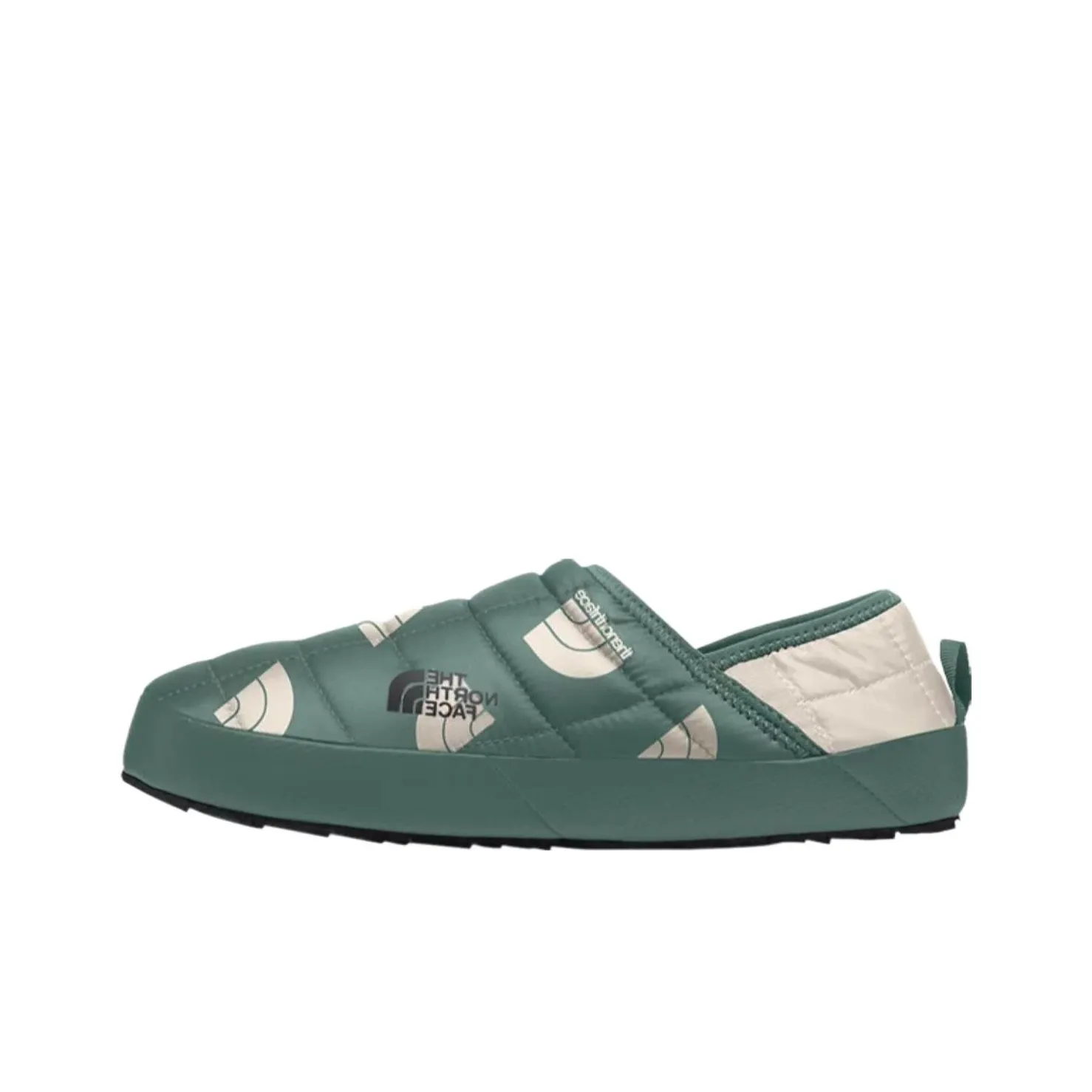 THE NORTH FACE Thermoball Traction Mule V 'Dark Sage Next Gen Logo Print Gardenia White' Women's