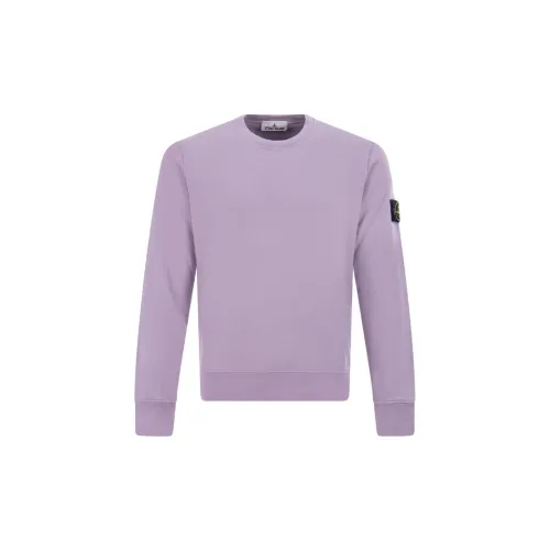 STONE ISLAND Фиолетовый Мужские Свитшоты
