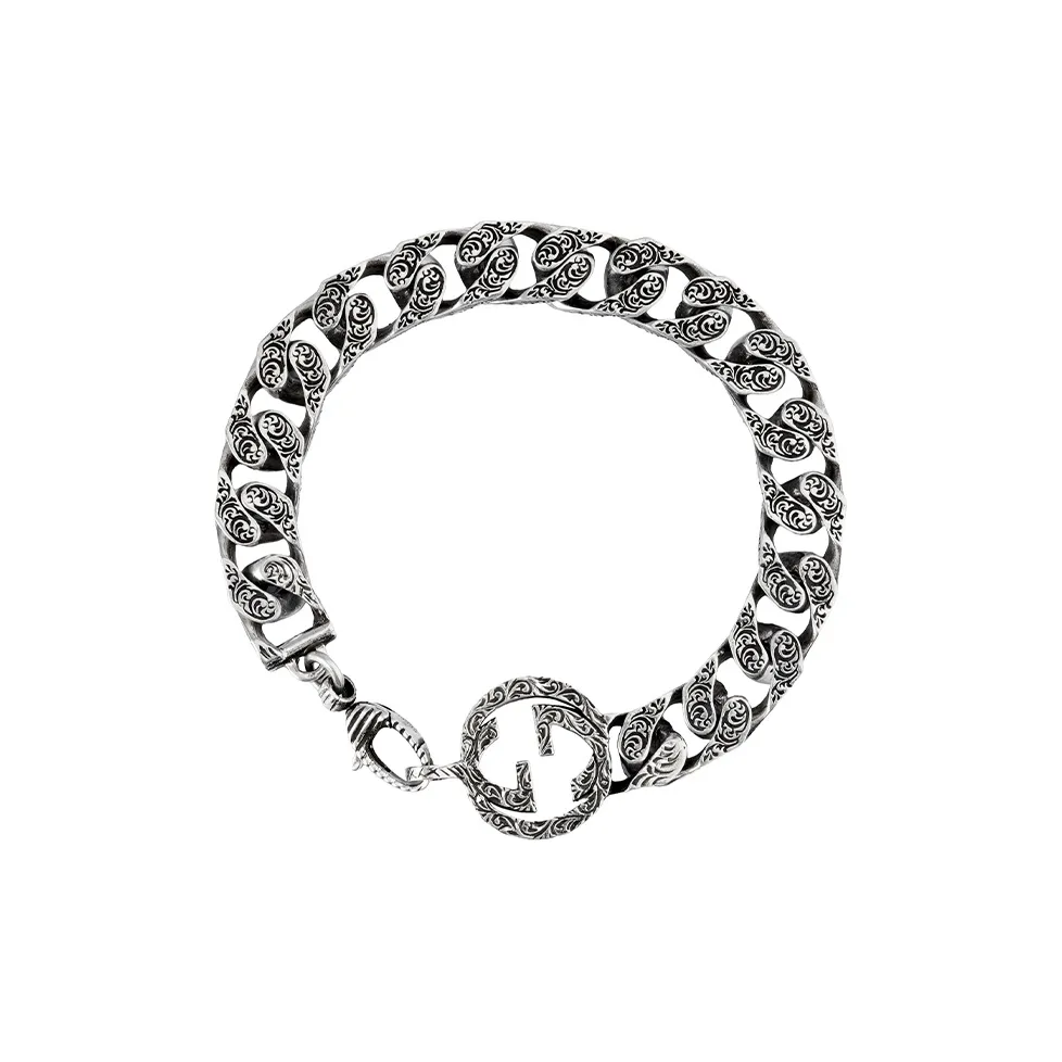 GUCCI 925 Sterling Silver succs Men's Silver