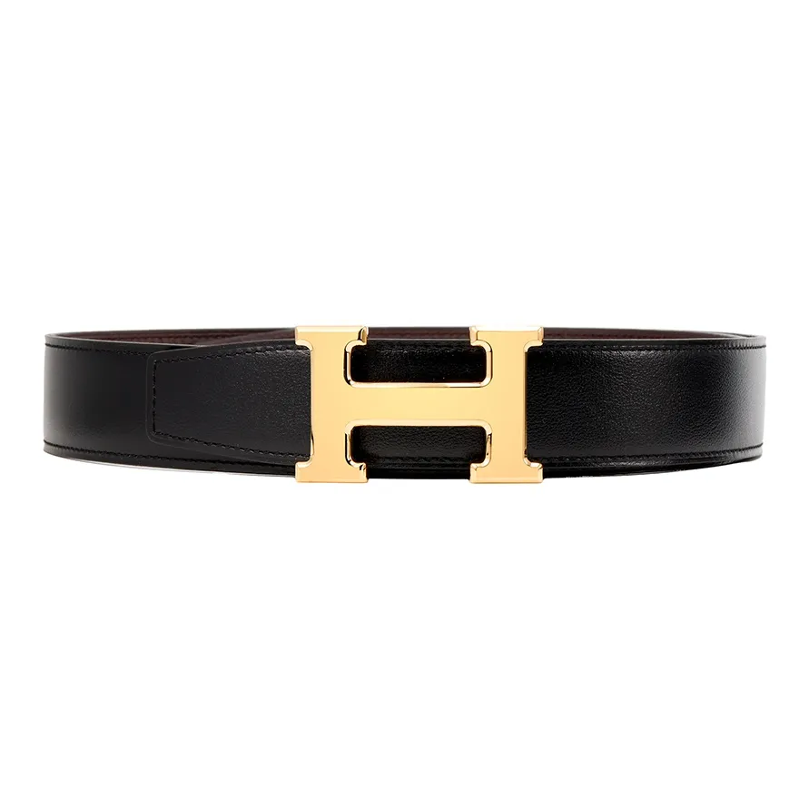 HERMES Constance Leather Belts Men's