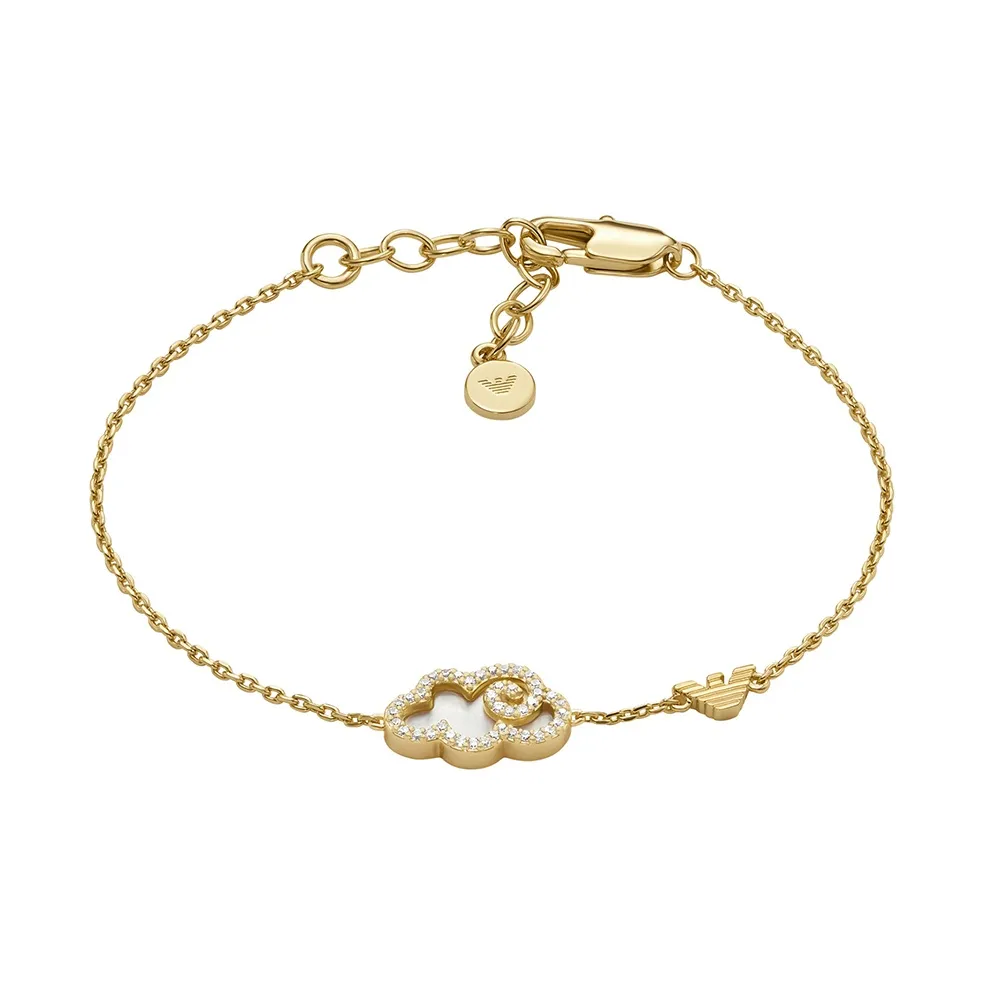 EMPORIO ARMANI Mother Of Pearl Bracelets Women's Gold