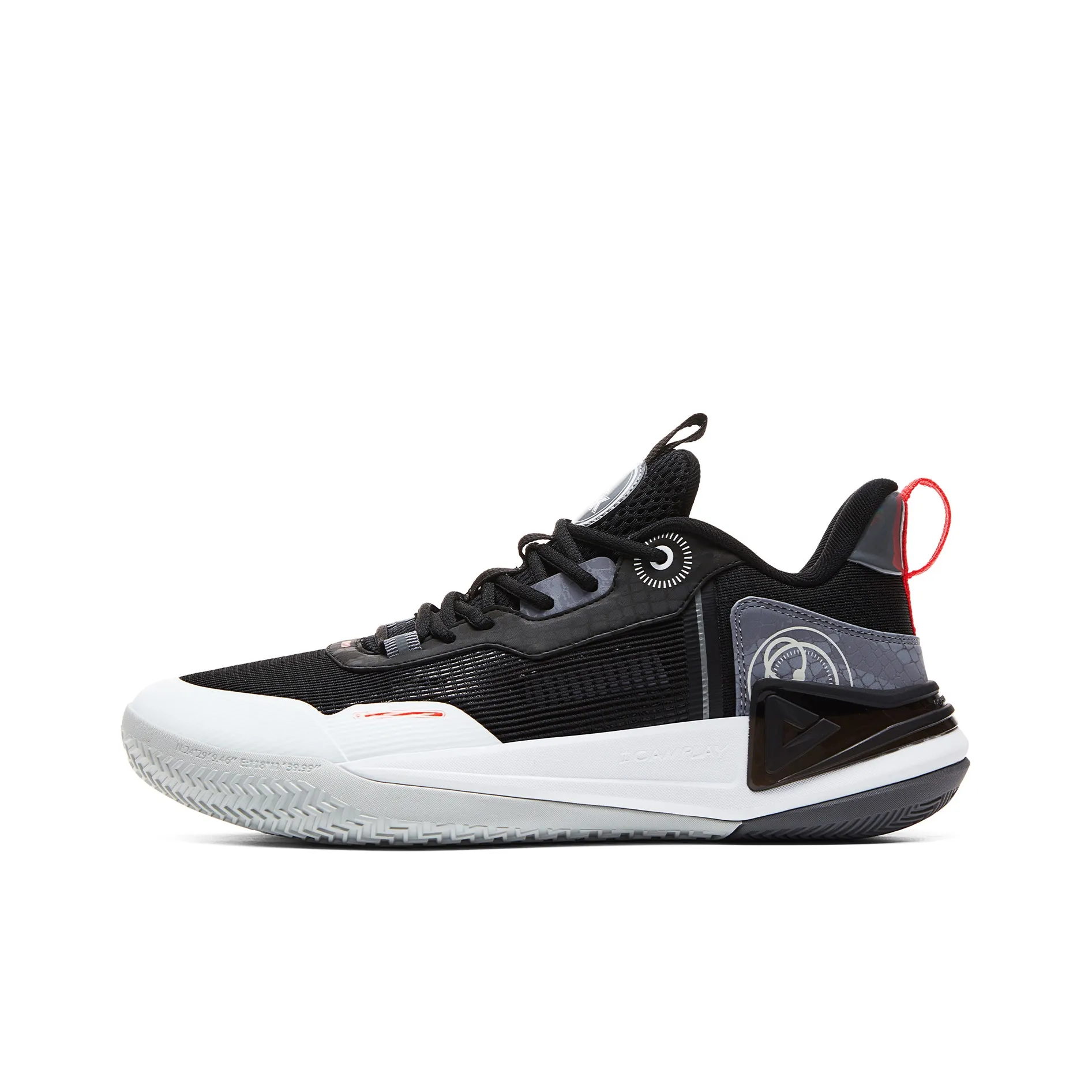 PEAK Hero 2 Basketball Shoes Men's Low Top Black Baymax