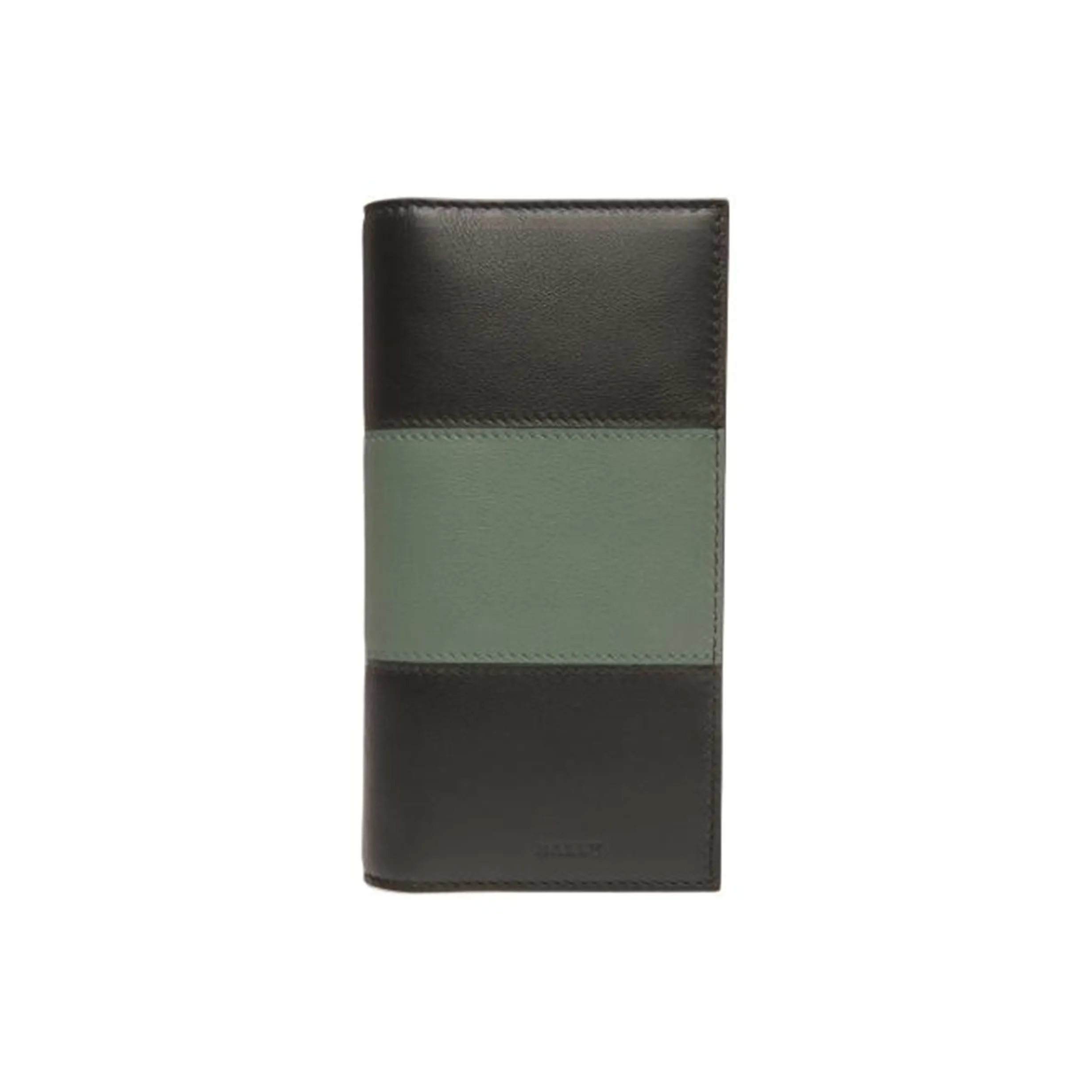 BALLY Кошелек из коровьей кожи стандартный мужской черный зеленый