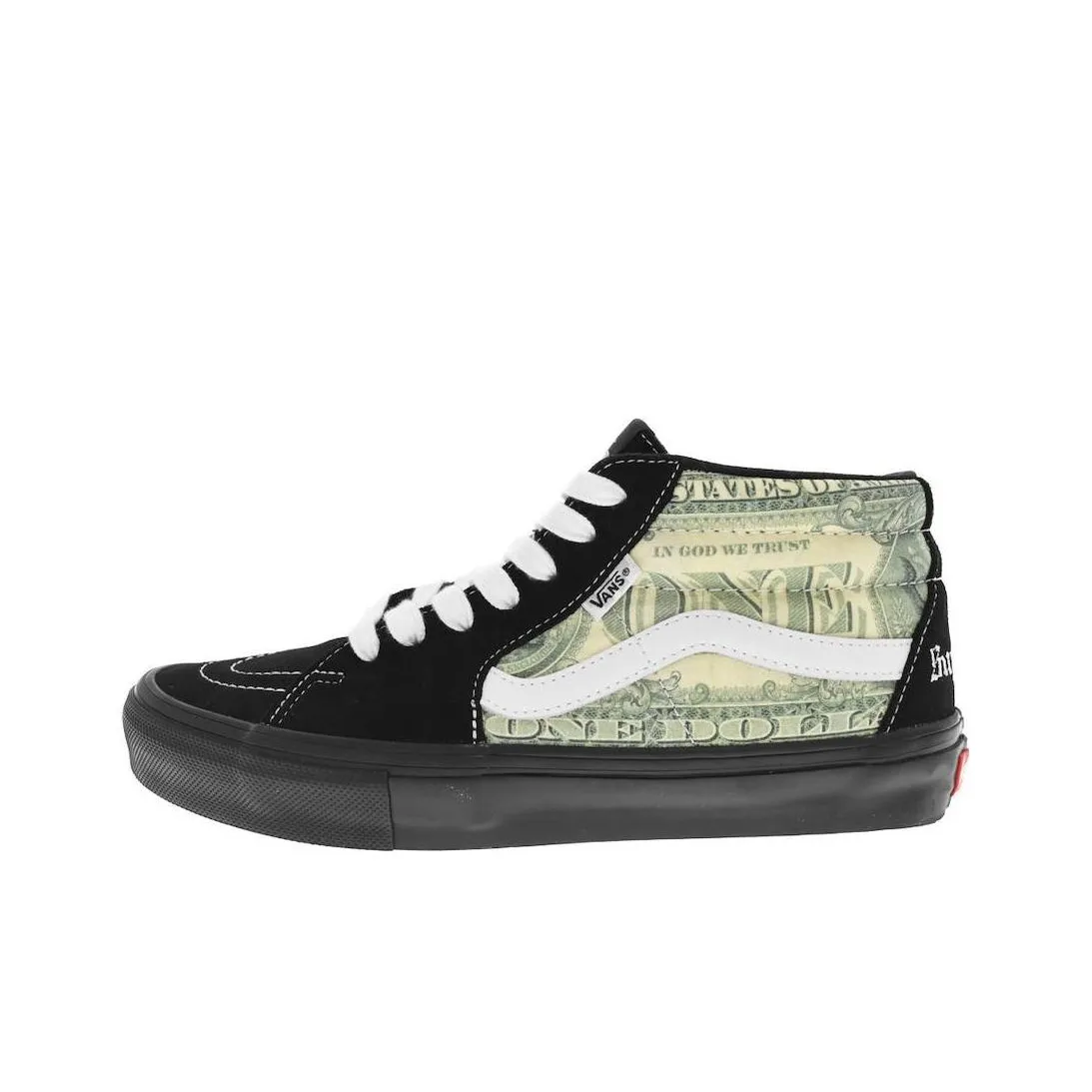 Vans Supreme X Skate Grosso Mid 'Dollar Bill Black'