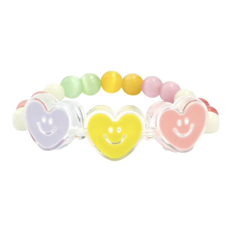 WHY PLAY Трехцветный Сердце Браслеты Женские