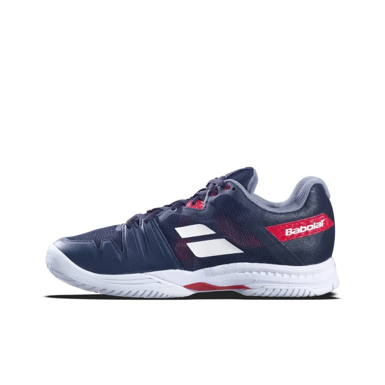 Babolat Low Top Tennis Shoes Men's Black Red