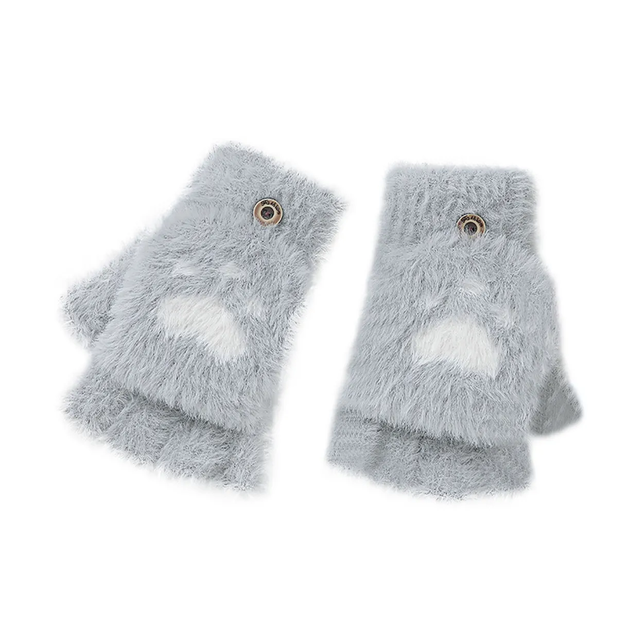 Youyoulan Полиэфирный трикотаж Перчатки Женские