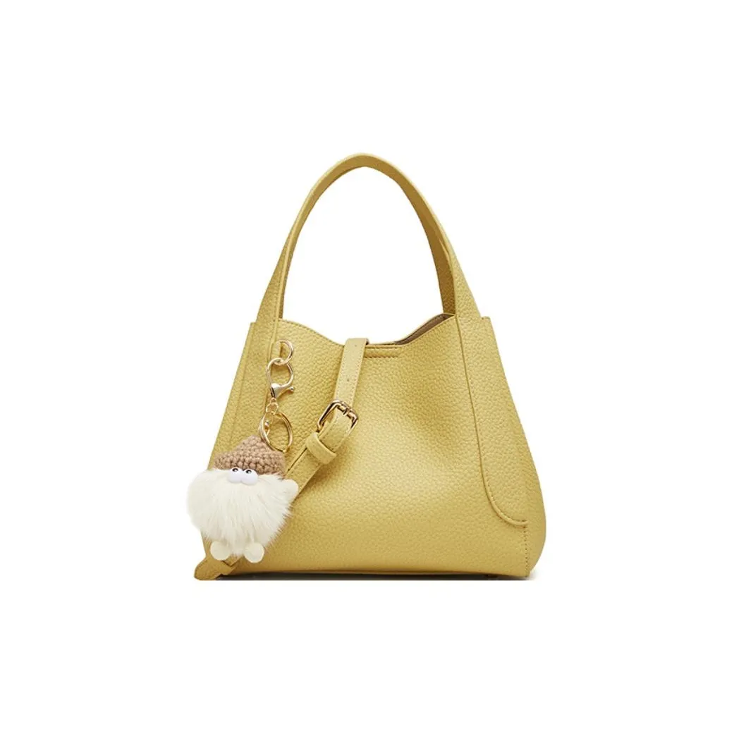 BASTO PU кожа Ручная Сумка через плечо Маленькая Женская Темно-коричневый Желтый Зеленый Экрю