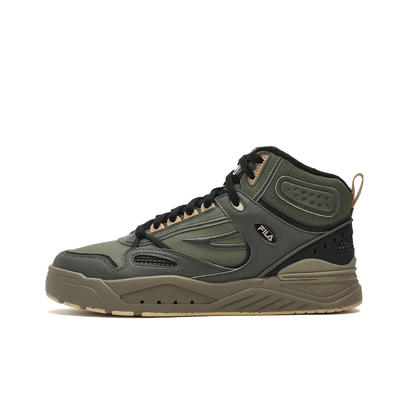 FILA High Top Skateboard Shoes Men's Green