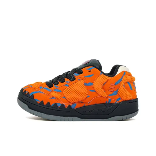 BBIMP Кроссовки для скейтбординга Low Top Апельсиновые Унисекс