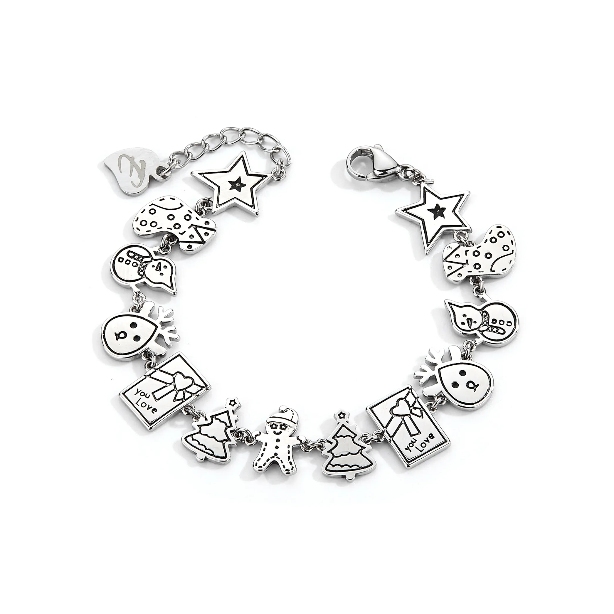 ENFANTIN Браслеты из титанового стального сплава Унисекс