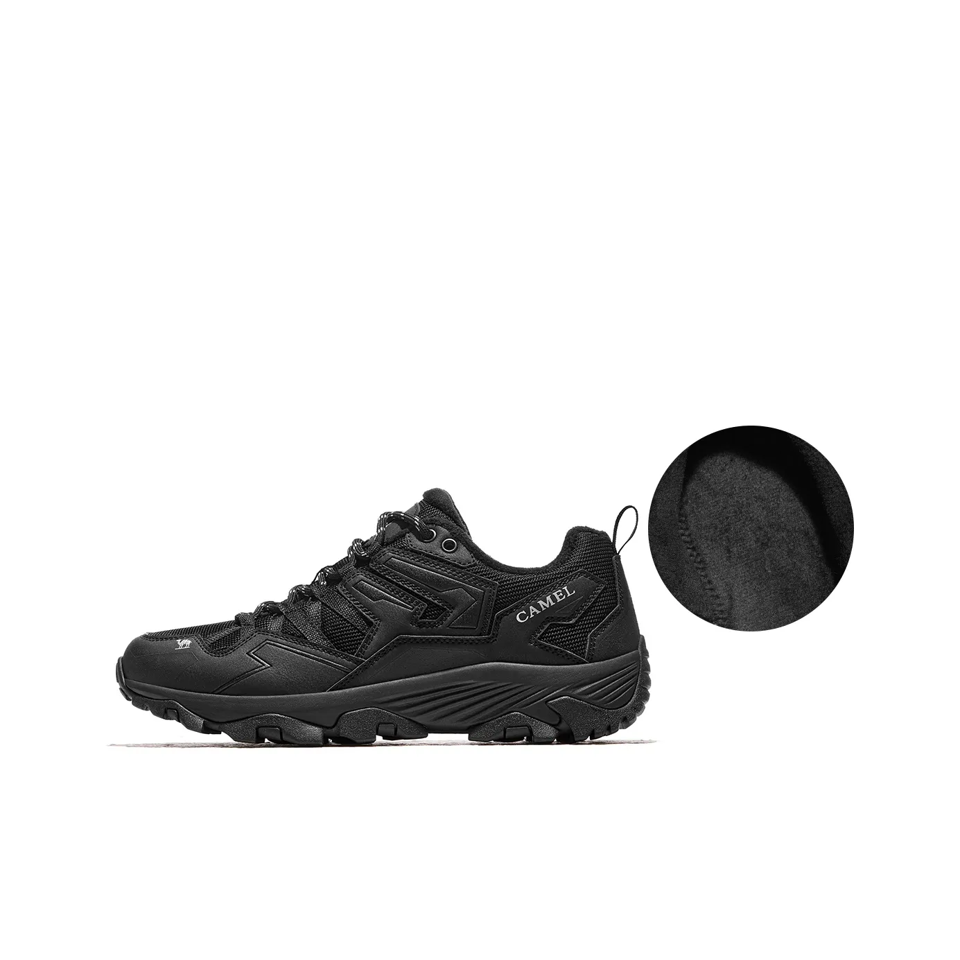 CAMEL Kunlun Mountain 2.0 Low-Top Outdoor Shoes Men's Phantom Black