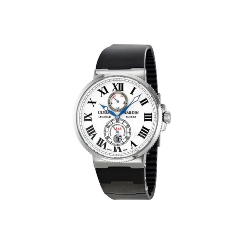 ULYSSE NARDIN Автоматический Механический Движение Мужские Часы 43mm*12mm Белый