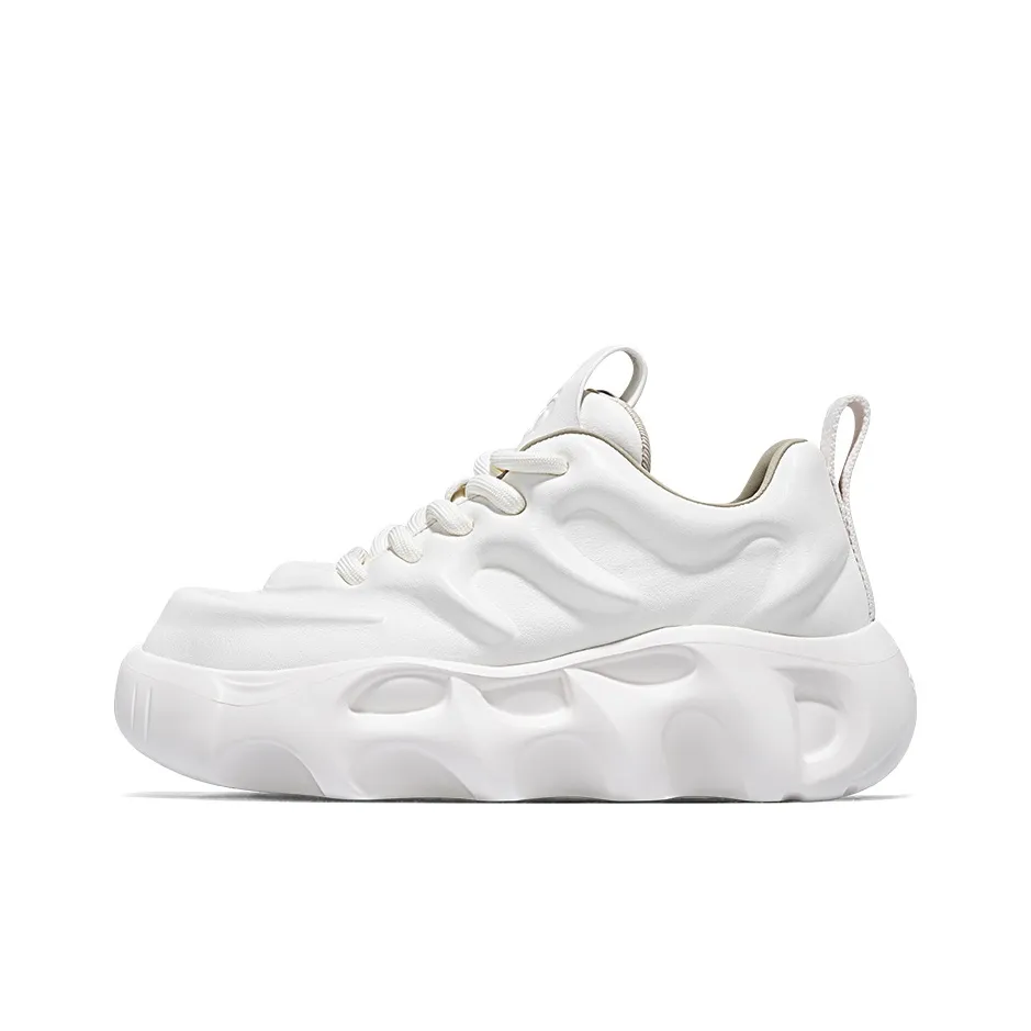 SALAXI Low Top Casual Shoes Unisex White