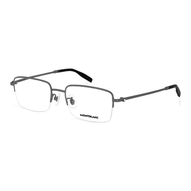 MONTBLANC Титановый сплав Прямоугольные Оправы для очков Мужские Черные