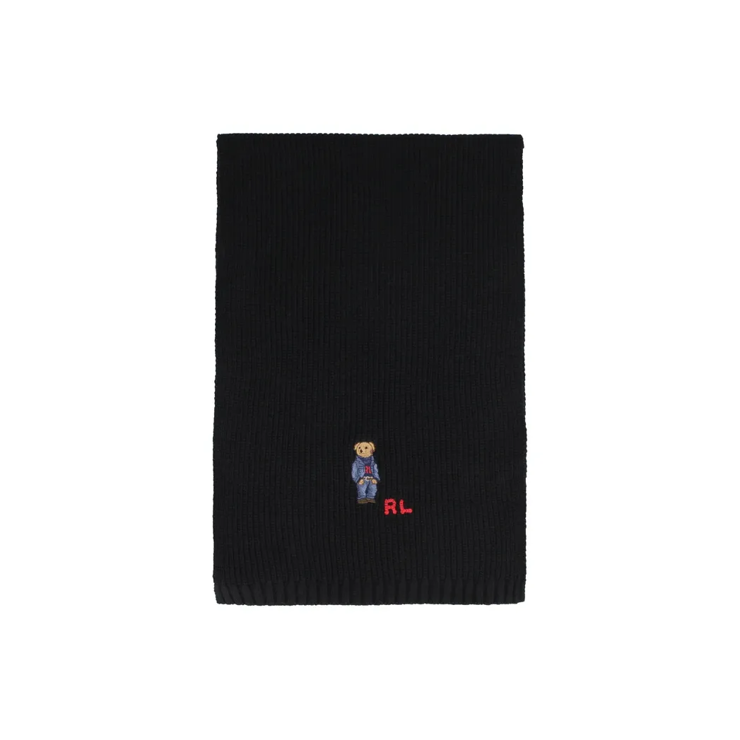 Polo Ralph Lauren Knit Scarves Men's Black