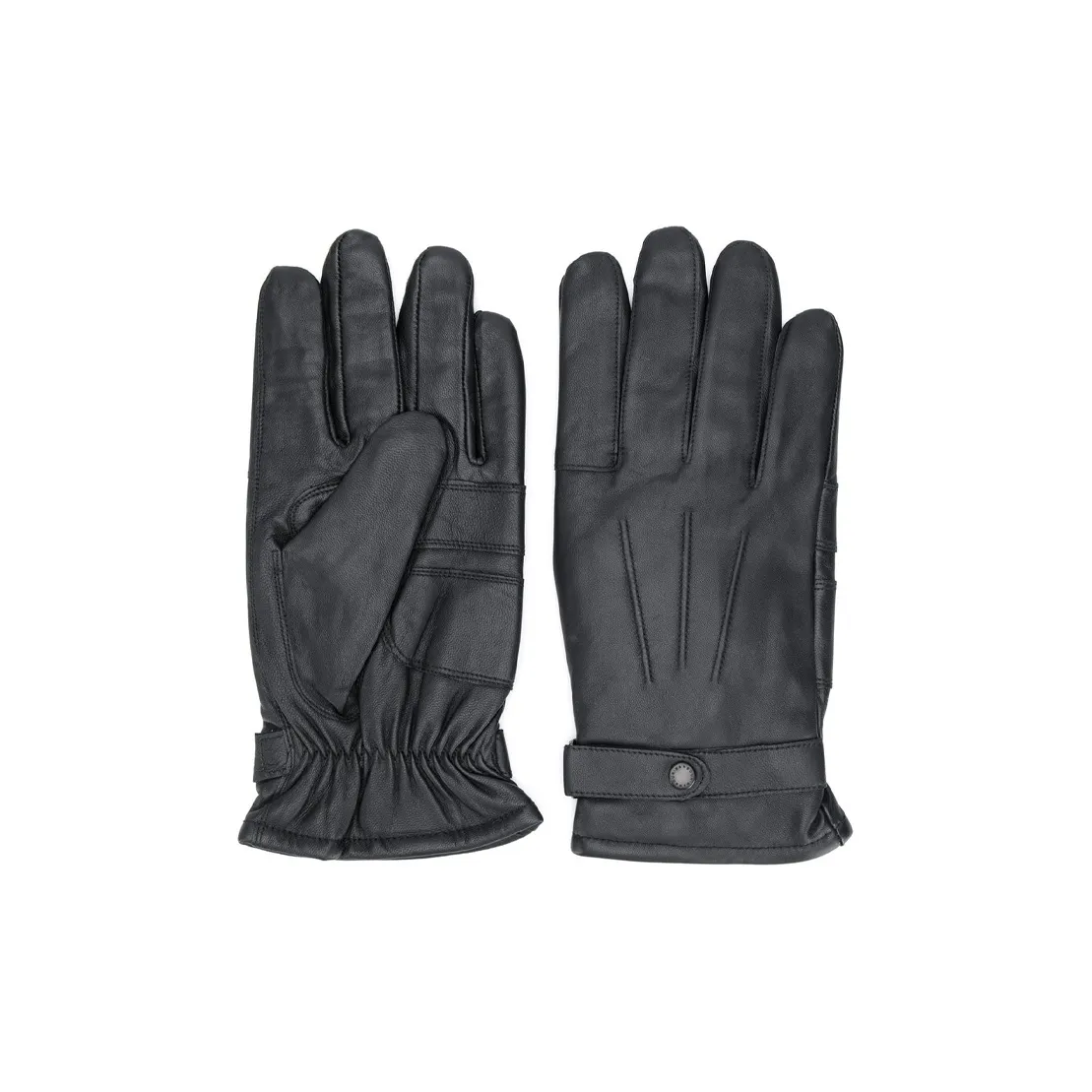 BARBOUR Burnished Leather Gloves