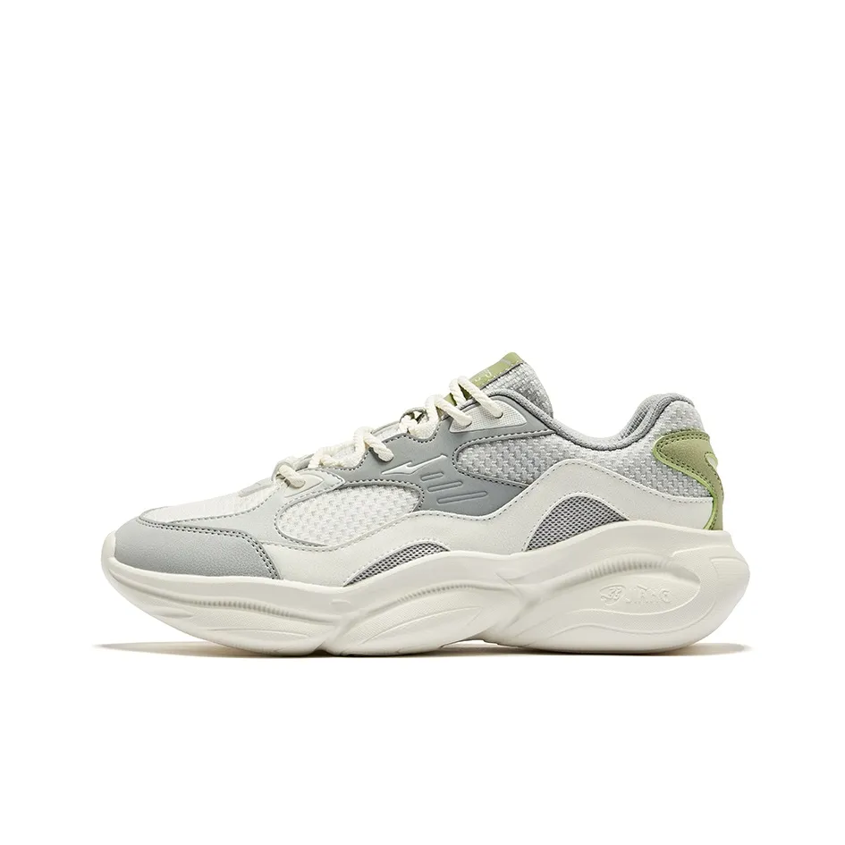 Erke Burst OF Flowers Противоскользящий Устойчивый к истиранию Низкий Топ Casual Мужской Микрокристаллический Белый Щебеный Серый