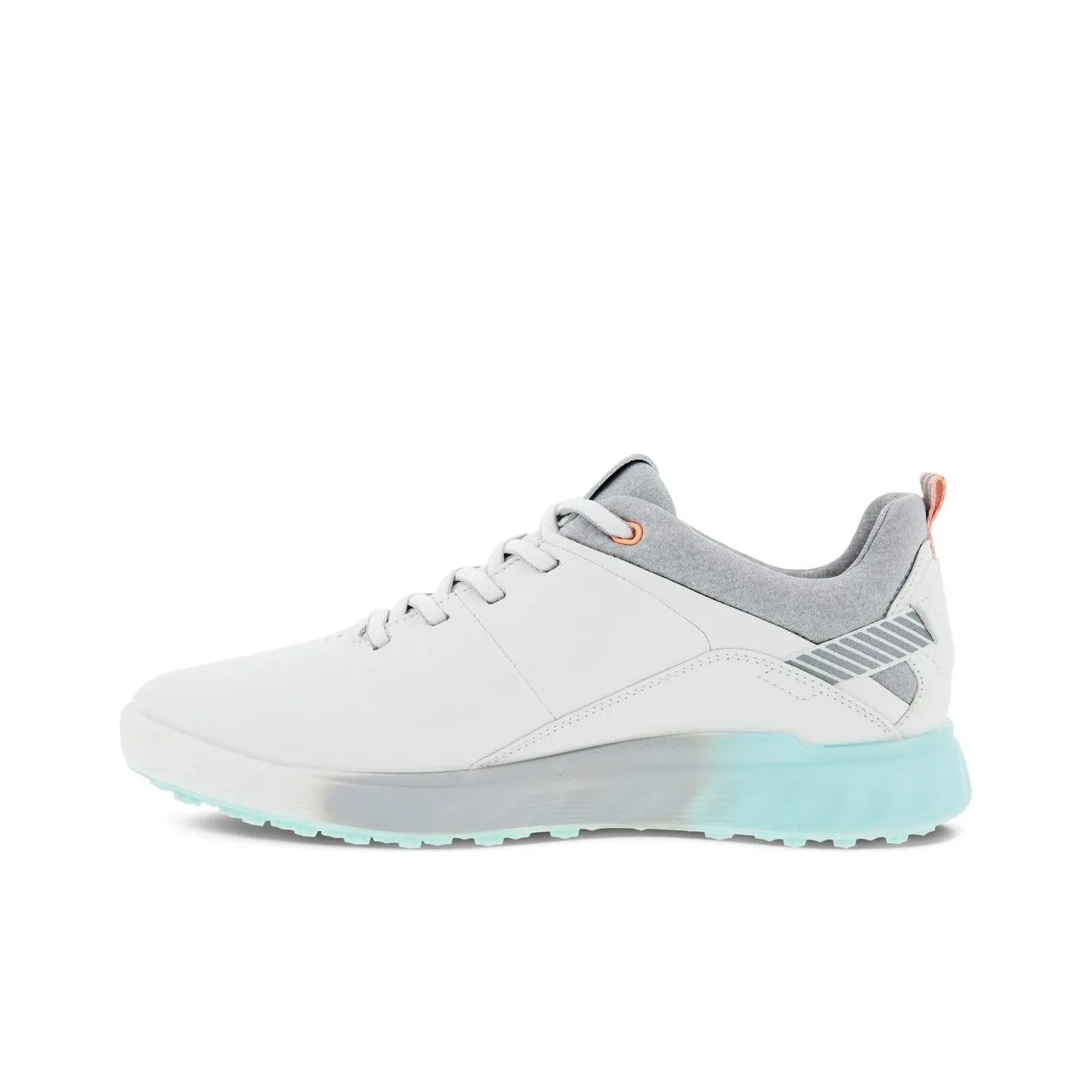 Ecco S three Low Top Golf Shoes Women's Gray White