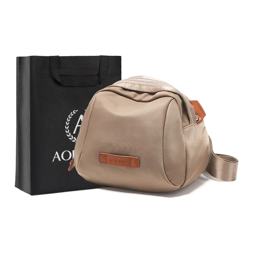 AOKANG Бананка Ткань Сумка через плечо Купольная сумка Сумка на плечо Сумка через плечо Маленькая унисекс Многоцветная