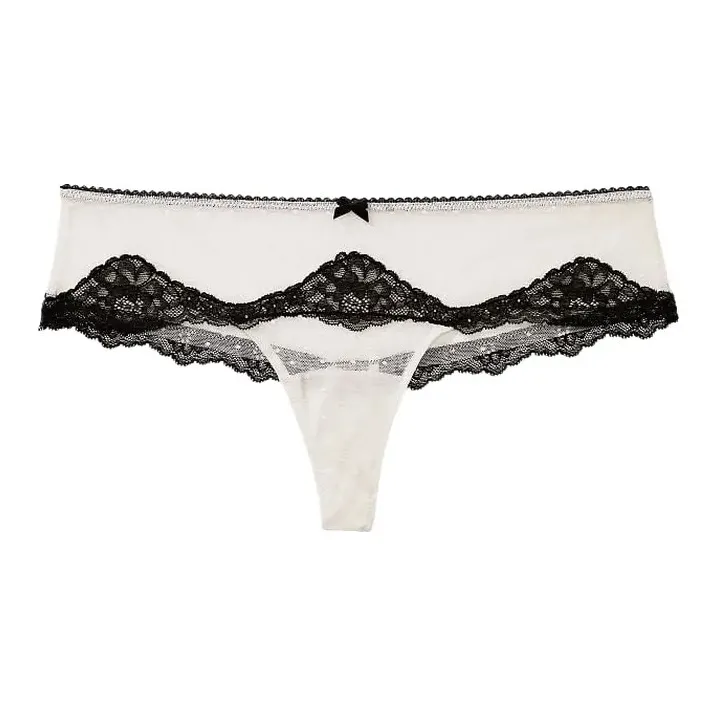 Victoria's Secret Стринг Женские 1 Пачка Кокос Белый